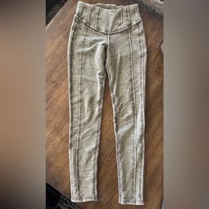 EUC XS FREE PEOPLE MOVEMENT SWEATPANT LEGGINGS PINE GREEN